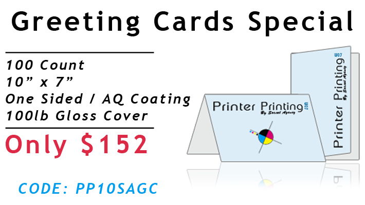 Greeting Card Printing Special